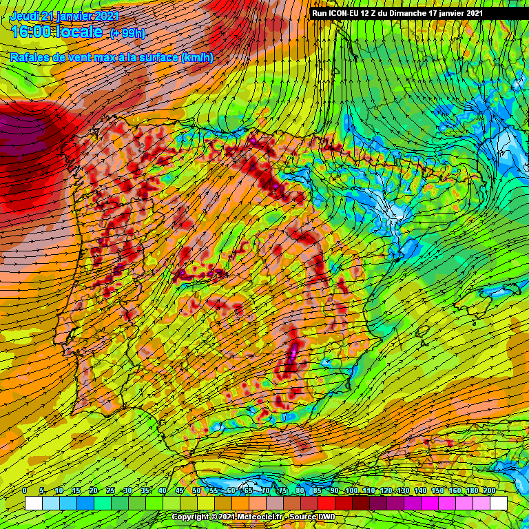 Análise Especial: Período chuvosoventoso entre dias 19 a 24 de Janeiro (CONTINENTE)